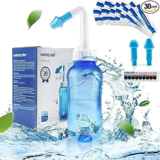 Neti Pot for Sinus Cleaning | BPA-Free Nose Wash Cleaner for Adults & Kids